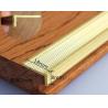 Buy cheap Decorative Edge CW603N Brass L Profile 2.5mm Golden Color from wholesalers