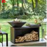 Buy cheap Customized Rust Corten Steel Fire Pit Barbecue Grill Outdoor from wholesalers