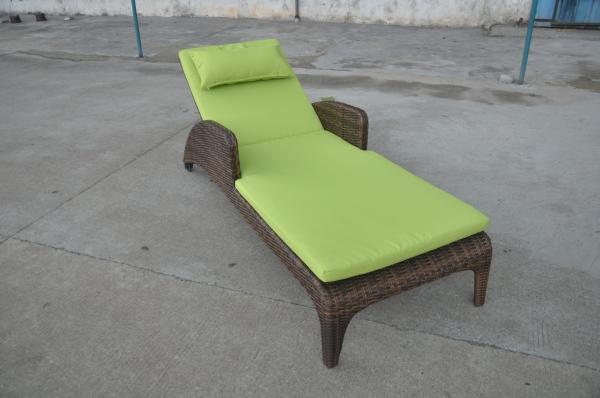 Buy cheap hotel garden sun lounger rattan chaise lounge from wholesalers