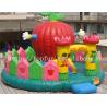 Buy cheap Strawberry Paradise Inflatable Jumping Castle Giant Round Colorful from wholesalers