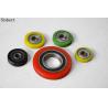 Buy cheap Heavy Duty Small Polyurethane Roller Wheels With Aluminum Center Assemble Ball Bearing from wholesalers