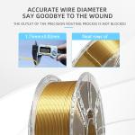 PLA 3D Printing Filament Silk Gold Filament 1.75mm 1kg PLA 3d Printing Material
