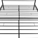 Bedroom Heavy Duty Bed Frame , Furniture Metal Bed Fine Workmanship ISO9001