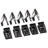 Buy cheap Aluminum Brass Stainless Carbon Steel Stamping Punching CNC Laser Polished Powered Zinc Plated Sheet Clamps & Brackets from wholesalers