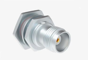 Buy cheap High Durability TNC Female Bulkhead RF Coaxial Connector for CXN3506 / MF108A Cable 50Ω Impedance from wholesalers
