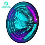 Stainless Steel Housing Custom 3D Mirror Tiles with LED Strip in Contemporary