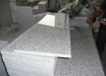 Light Grey White Granite Slab Steps , Granite Stone Slabs For Outdoor Steps