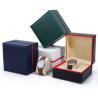 Buy cheap Soft Handy Stylish PU Leather Watch Packaging Box Red Edge Storage Case for Gift from wholesalers