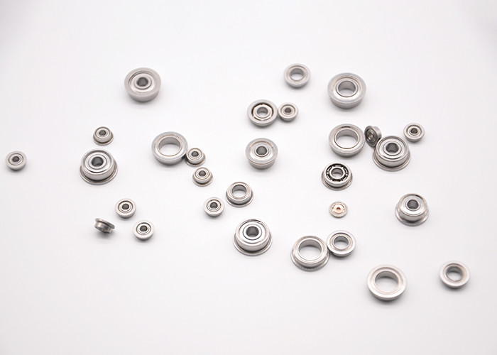 Miniature MF684ZZ Flanged Extended Bearings , Single Row Ball Bearing For RC Aircraft