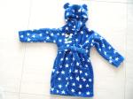 newborn baby clothes,polyester elastic belted baby bathrobes