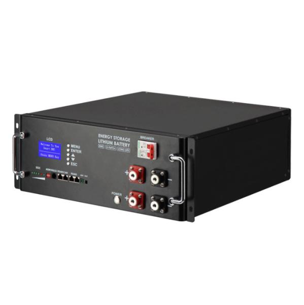 48V/51.2V 100Ah li ion battery manufacturers Rack type energy storage lithium