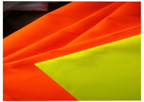 Buy cheap High Visibility Fluorescent Fabric Fireproof Fabric Materials Durable 380 Gsm from wholesalers