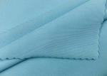 Smooth Breathable Polyester Lycra Fabric 4 Way Stretch For Sportswear