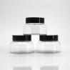 Buy cheap PET 110ml 3.71oz Bath Salt Plastic Jar Black Screw Cap from wholesalers