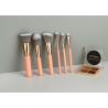 Buy cheap Vonira Fashion Mini Travel Makeup Brush Set Rosy Pink Color With Zipper Case from wholesalers