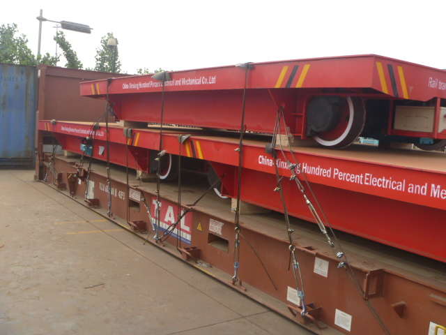 V Frame Battery Operated Cart , Pallet Transfer Carts With Hydraulic Lifting Device
