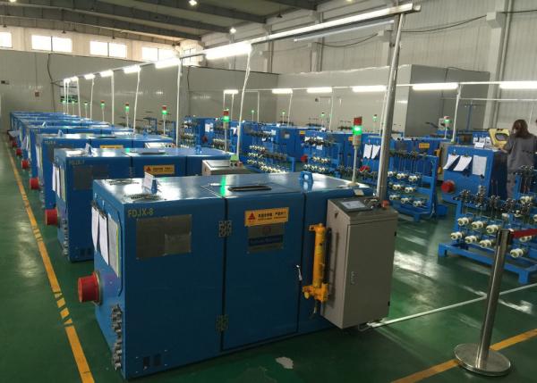 Buy cheap Alloy Copper wire twister machine , S Lay Sky Blue wire stranding machine from wholesalers