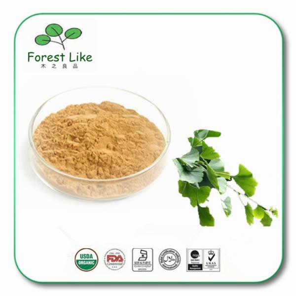Buy cheap Water Soluble Top Sale 100%Herbal Medicine Ginkgo Biloba Leaf Extract from wholesalers