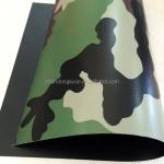 Outdoor Industry Nonwoven PVC Coated Tarpaulin in Green Color with Waterproof