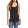 Buy cheap Custom Logo Black Casual Summer Cotton Fitness Biker Workout Tank Tops for Women from wholesalers