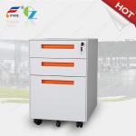 office furniture 2 drawer mobile pedestal cabinet ,H490XW380XD500mm,with cushion