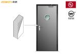 Powder Cotaing UL Listed Fire Door 1 Hour For High Rise Buildings