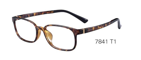 Plastic Flexible Ultra Light Eyeglass Frames / Brown Square Ultralight Glasses