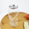 Buy cheap 650ml Clear Food Storage Cans With Snap Lids Reusable Beverage Containers from wholesalers