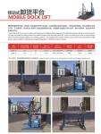 Industrial Steel Scissor Lift Table 48 Inches Lifting Height Yellow Push Button