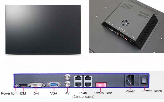 2x2 lcd video wall 60 inch wall mounted lcd display with narrow bezel 6.5mm