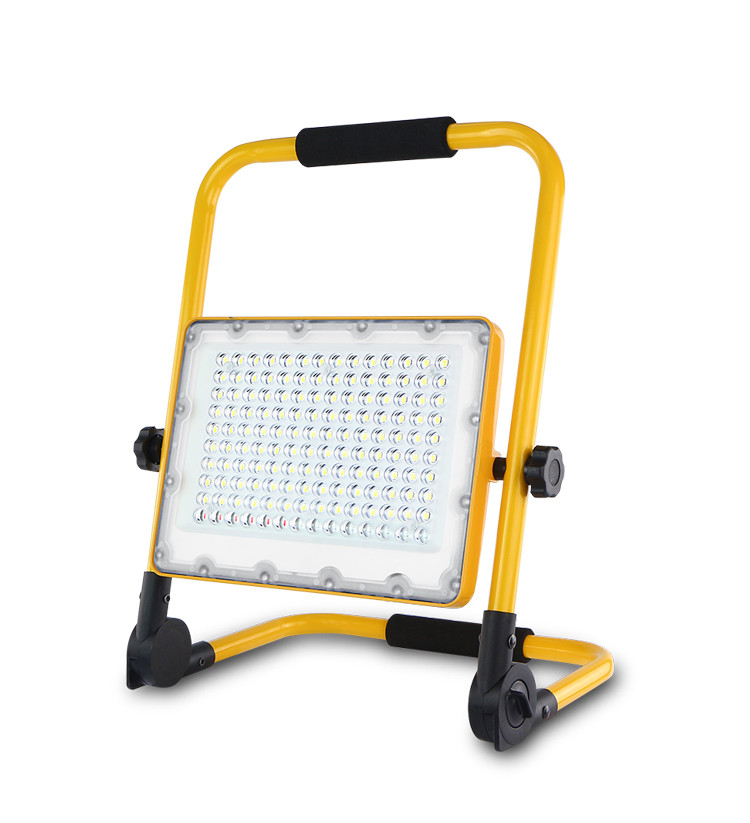 300w Commercial Portable LED Work Light Aluminum 7 Inch Yellow Heavy Duty 12-24v IP67