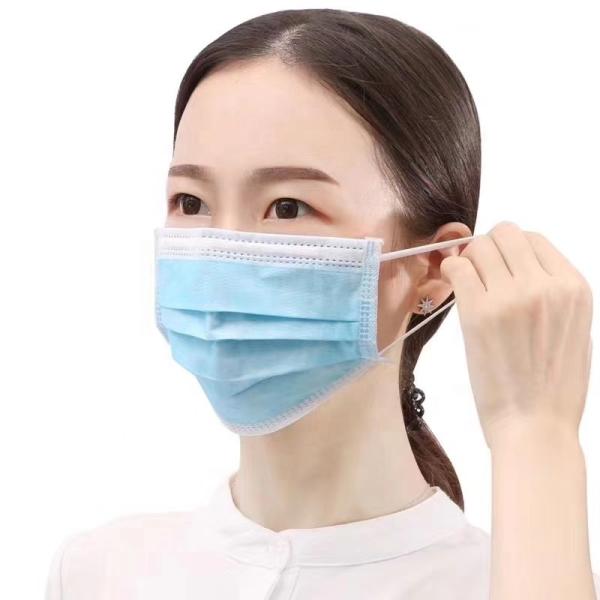 Buy cheap Earloop Disposable Dust Mouth Mask , Anti Dust Non Woven 3 Layer Face Mask from wholesalers