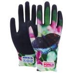 Lightweight Landscape Print Gloves Unisex Fit 15g Knit Latex Palm For Garden Diy