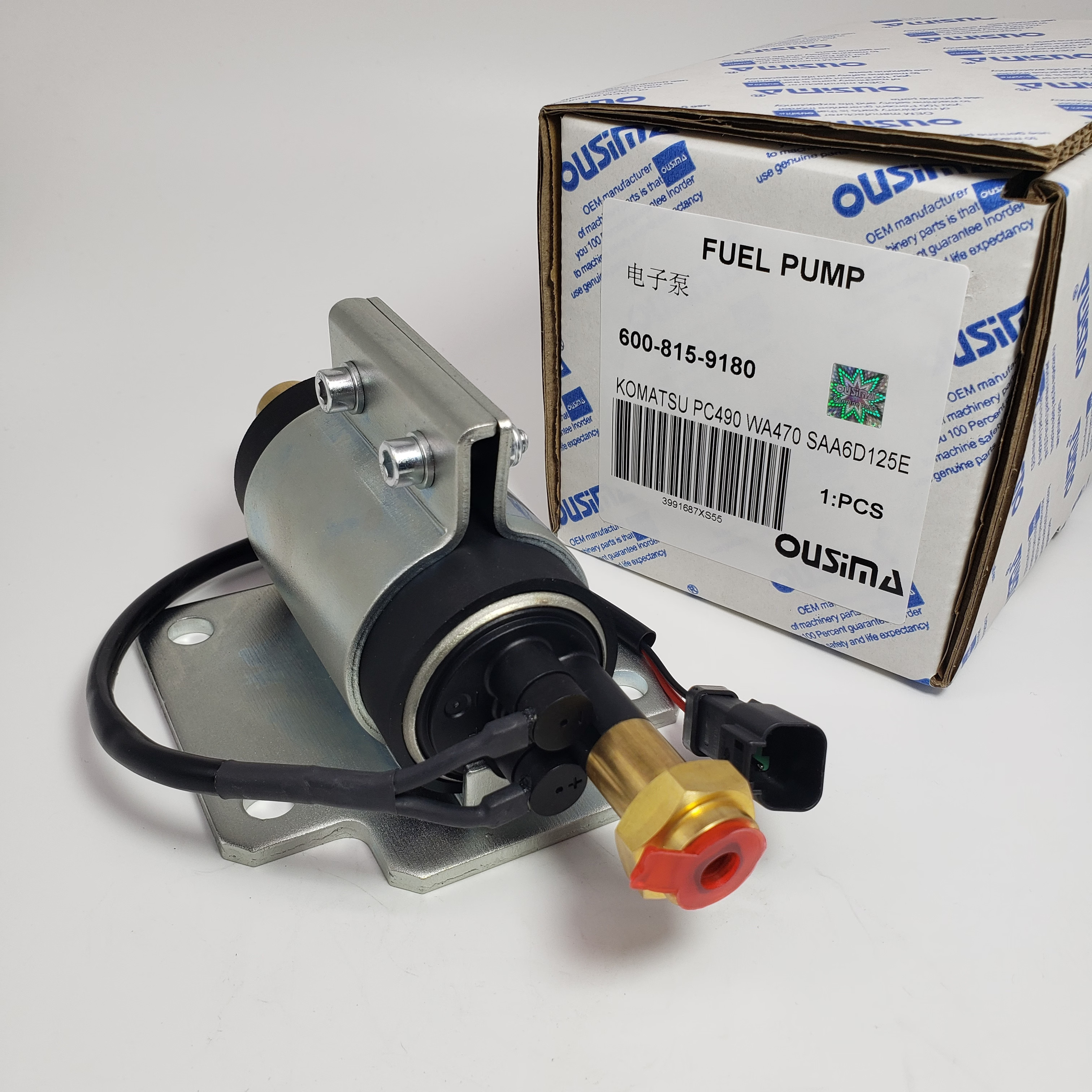 Fuel Pump 600-815-9180 For KOMATSU PC490 WA470 WA500