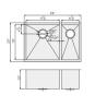 Buy cheap 29 Inch Undermount Kitchen Sink Premium 304 Grade Stainless Steel Material from wholesalers