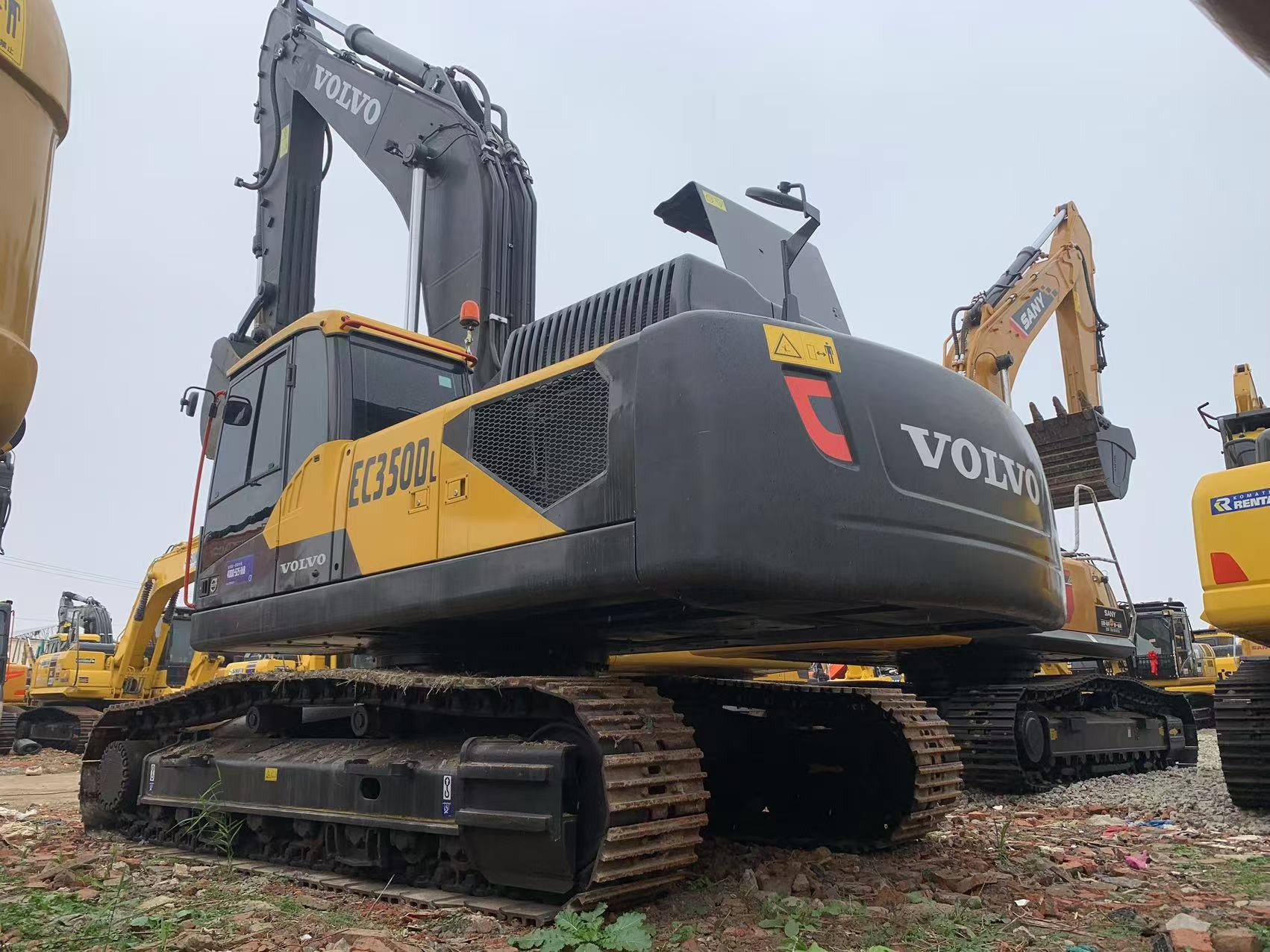 Used Large Machine Digger Volvo Ec350 Used Earth Moving Mining Excavator 36Ton