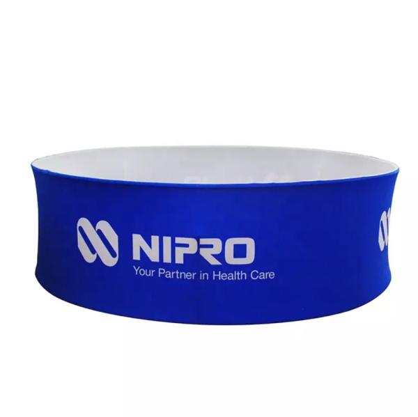 Buy cheap Tapered Circular Foldable Pop Up Exhibition Display Trade Show Hanging Sign 60in from wholesalers