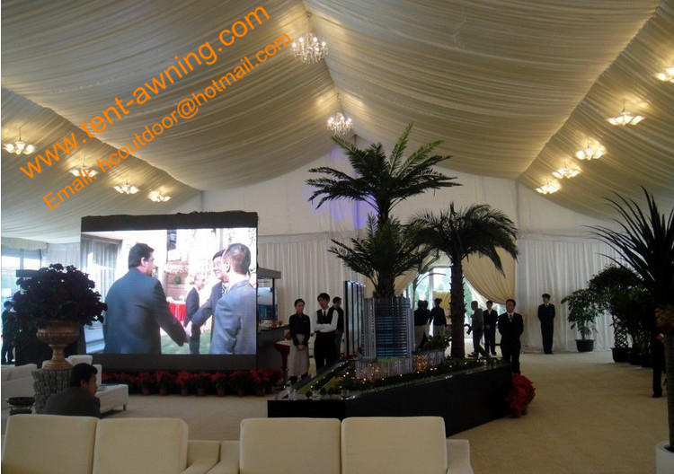 Aluminum PVC Party Tent Fire Retardant Clear Span Tent for Events