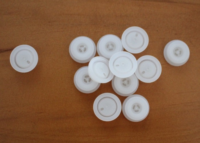 5.7mm One Way Degassing Valve For 12 Oz Coffee Flat Bottom Pouch