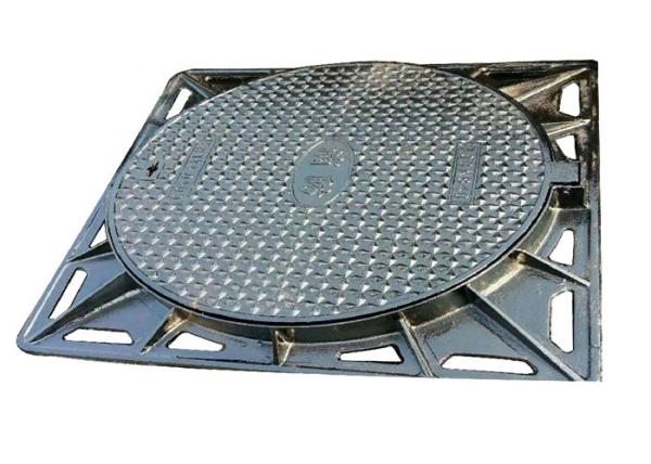 Buy cheap B125 C250 D400 Sewer Manhole Cover Heavy Duty Square Shape Anti Slip Surface from wholesalers