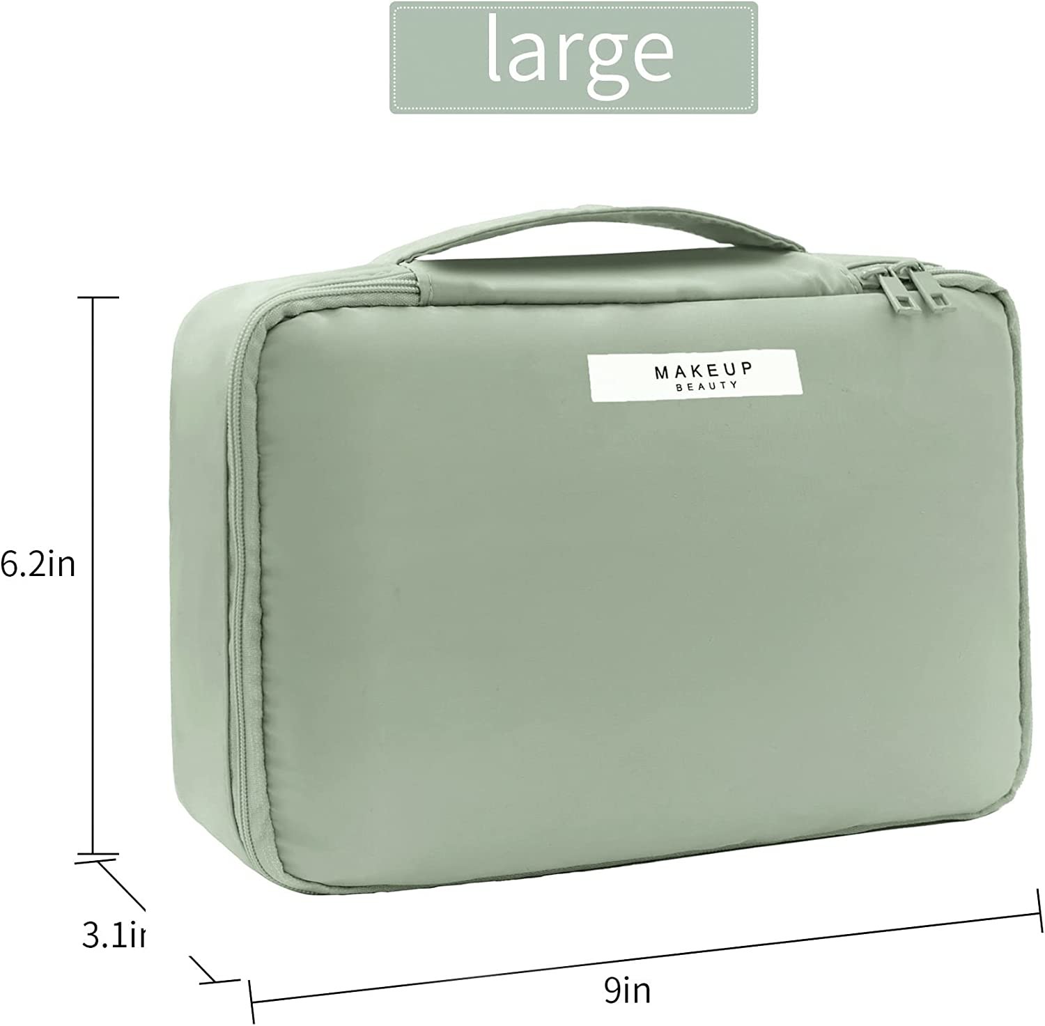 Hot sell bags comsmetic bag lager-capacity cosmetic bag with handle for ladies women