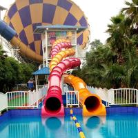 Buy cheap Durable Creative Twist Water Slide Add Excitement To Your Water Park product