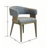 Buy cheap Simple and Durable Solid Wood Fabric Chair for Restaurant Dining Room Hotel Furniture from wholesalers
