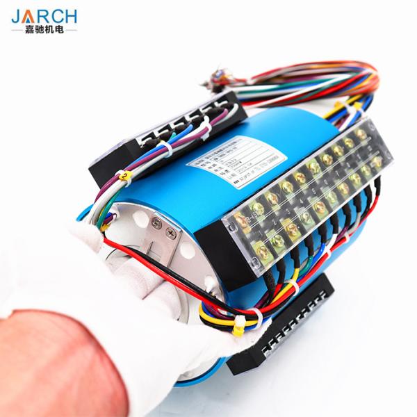 Buy cheap 16 Circuits 20A 20 Signals 100RPM Hollow Shaft Slip Ring from wholesalers