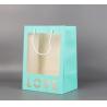 Buy cheap Stock Window Flower Lover Gift Tote Carrier Shopping Paper Packaging Bag from wholesalers
