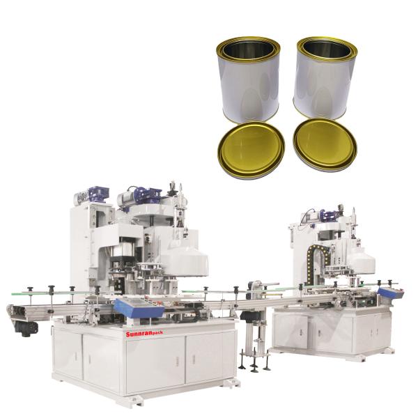 Buy cheap 10KW 35cpm Full Auto Production Line For Small Round Cans from wholesalers