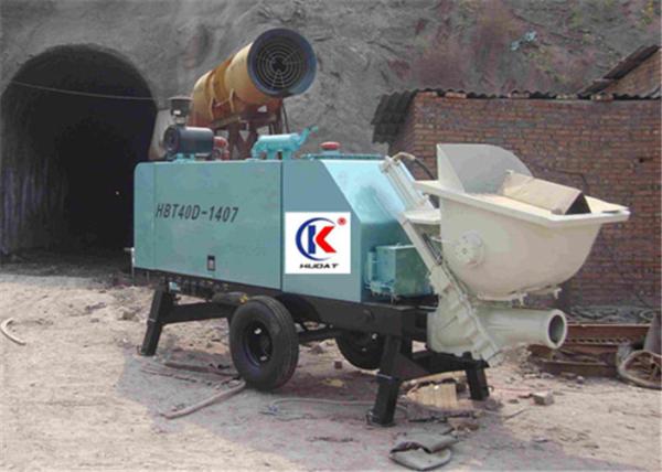 Buy cheap Mini Diesel Towed Hydraulic Concrete Pump , 50mm Aggregate Diameter Concrete Squeeze Pump from wholesalers