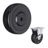 Buy cheap WBD 100mm 4" Fixed Light Duty Solid Rubber Casters from wholesalers