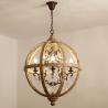 Buy cheap Retro Chandelier Lighting Industrial Hanging Pendant Lamp Globe Wooden Chandelier(WH-CI-108) from wholesalers