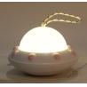 Buy cheap 4 LED Beads UFO Night Light 2W 1250mAh Battery Warm White light from wholesalers